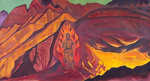 Guardian of the Entrance - Nicholas Roerich, 1927