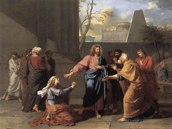 The Woman of Canaan at the Feet of Christ - Jean Germain Drouais, 1784