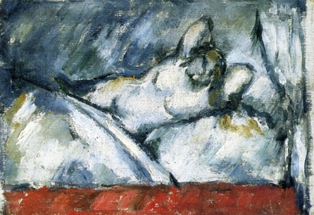 Reclining Nude - Paul Cezanne, 1887